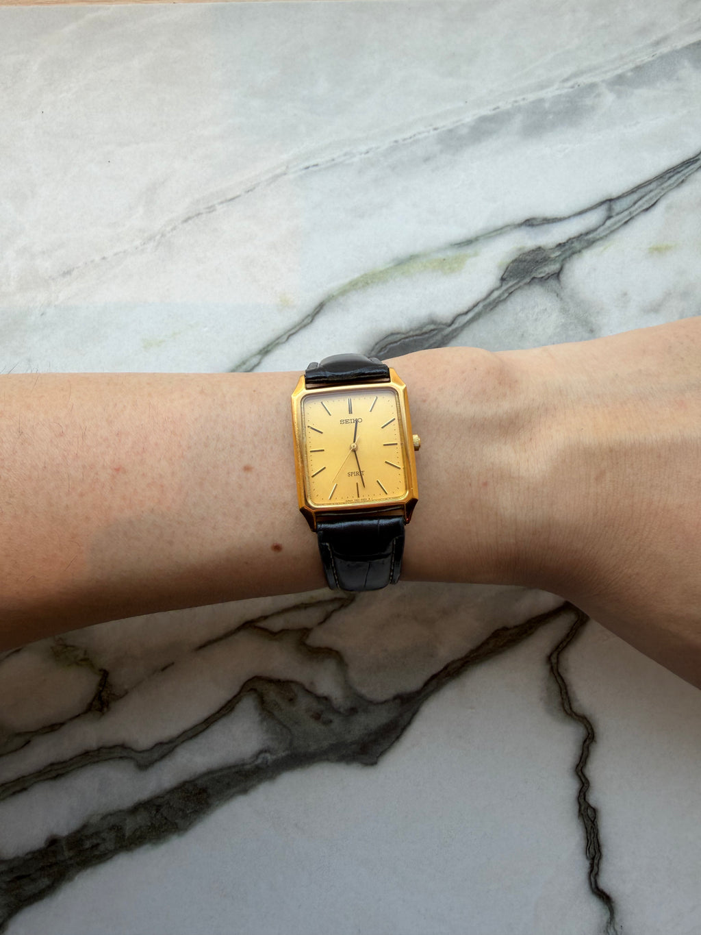 SEIKO SPIRIT “Gold Tank” Quartz 1998