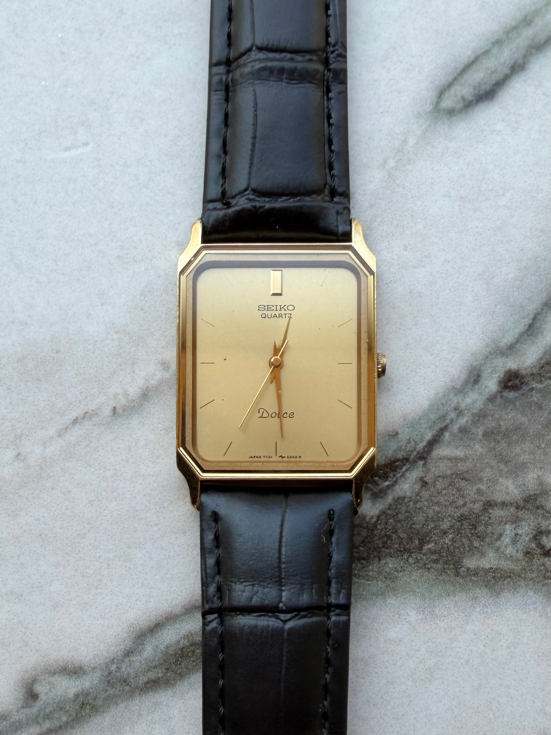 SEIKO Dolce “Champagne Gold” Quartz 1985