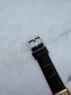 SEIKO Rectangular Gold Texture Dial Quartz 1991