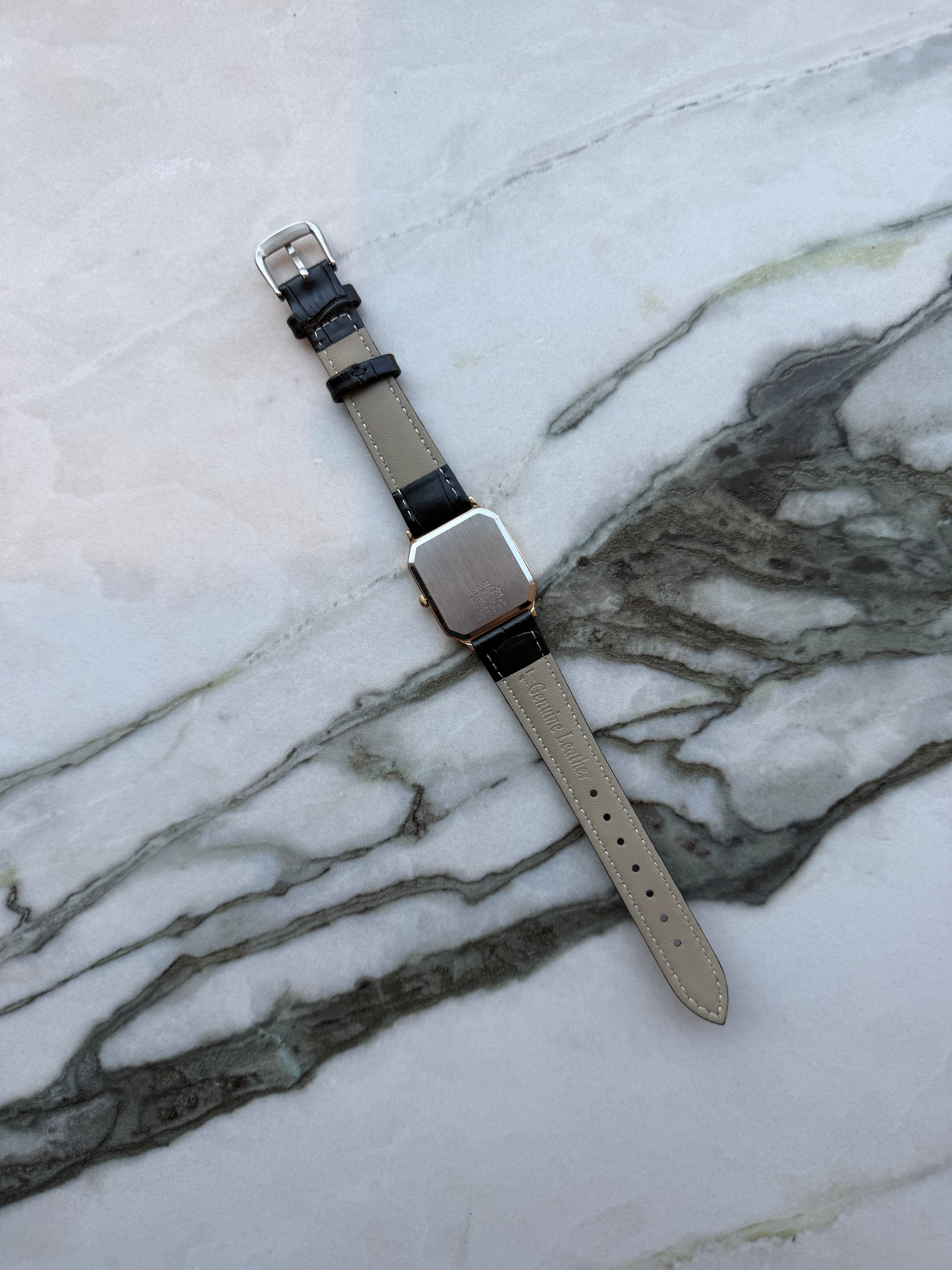 SEIKO Quartz Octagonal Gold Dial 1985