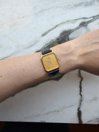 SEIKO Quartz Octagonal Gold Dial 1985