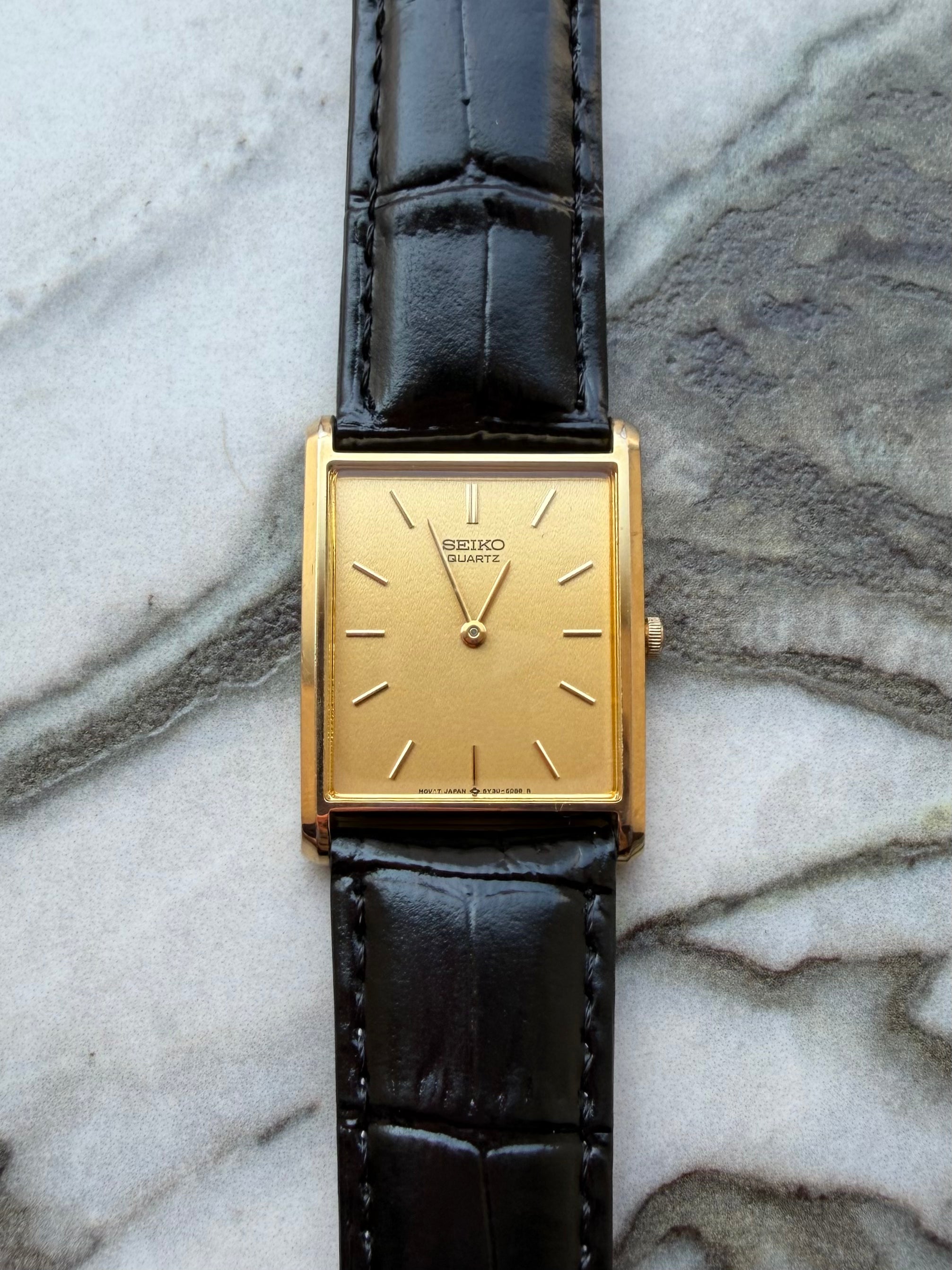 SEIKO Quartz “Gold Tank”1987s