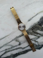 SEIKO Champagne Dial Gold Tone Quartz 1991
