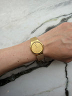 SEIKO Champagne Dial Gold Tone Quartz 1991