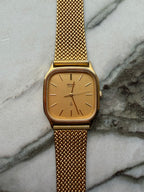 SEIKO Quartz “Cascade Gold Dial” 1983