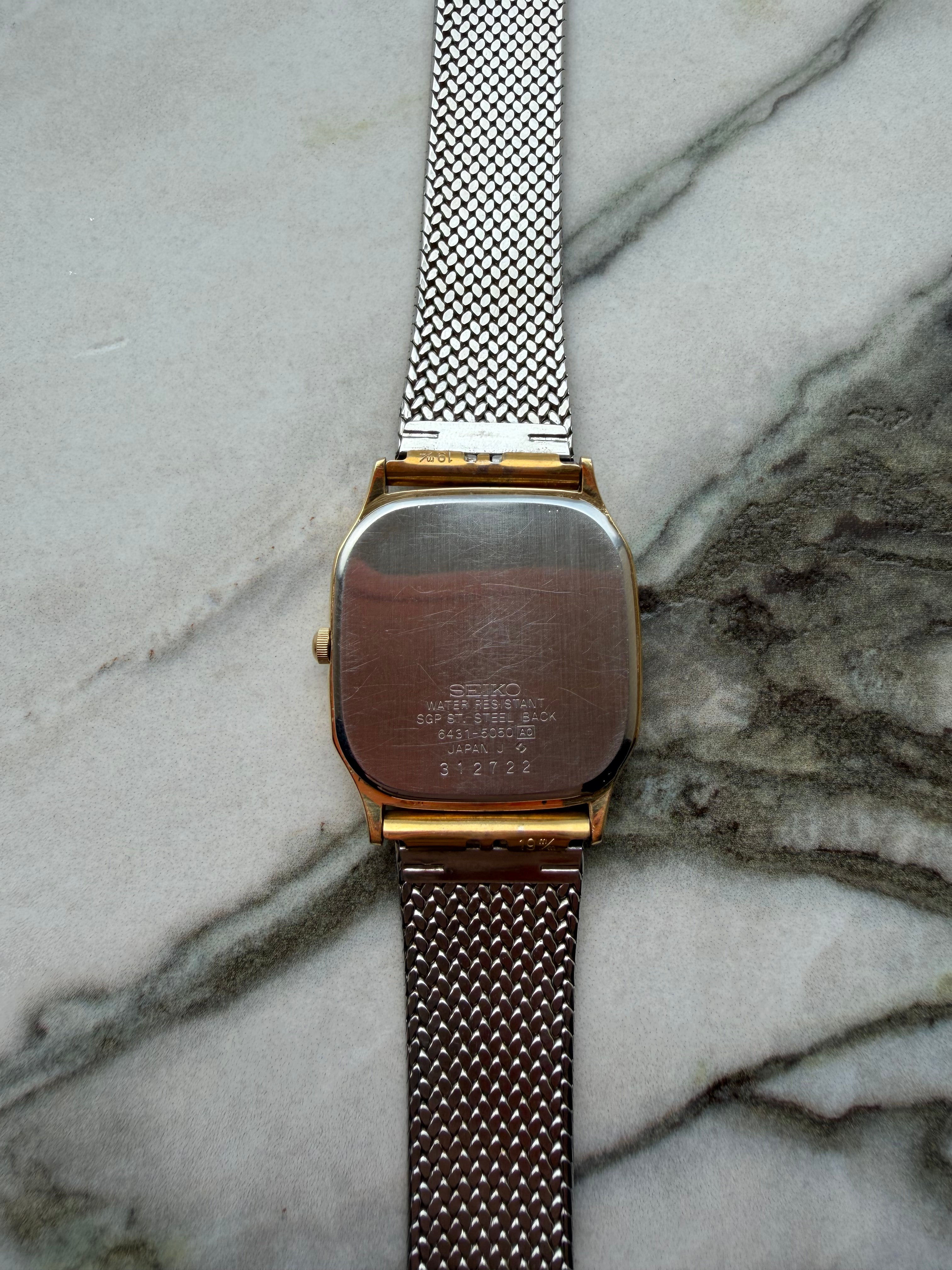 SEIKO Quartz “Cascade Gold Dial” 1983