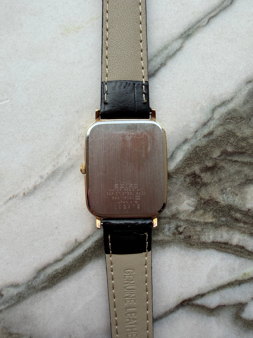 SEIKO Roman Dial Rectangular Quartz 1981