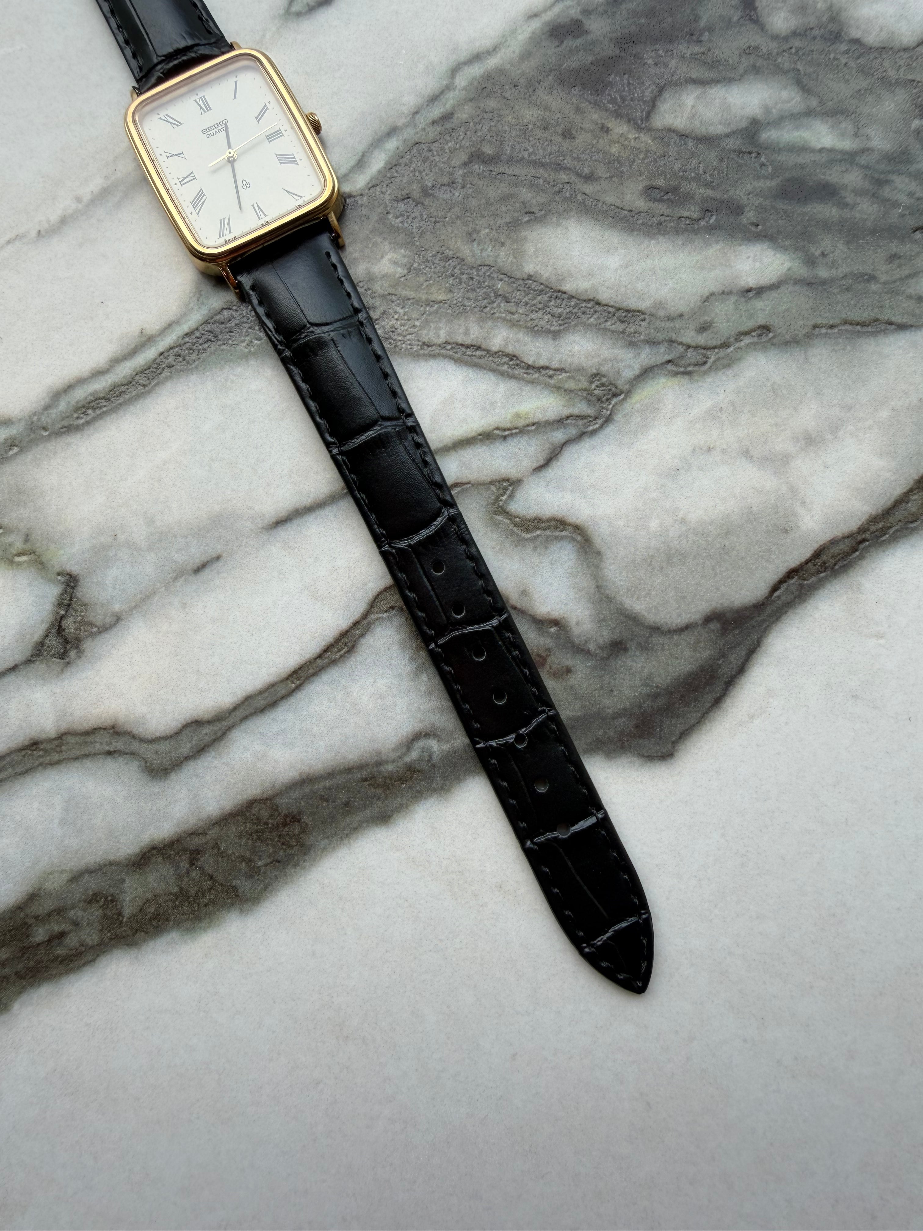 SEIKO Roman Dial Rectangular Quartz 1981
