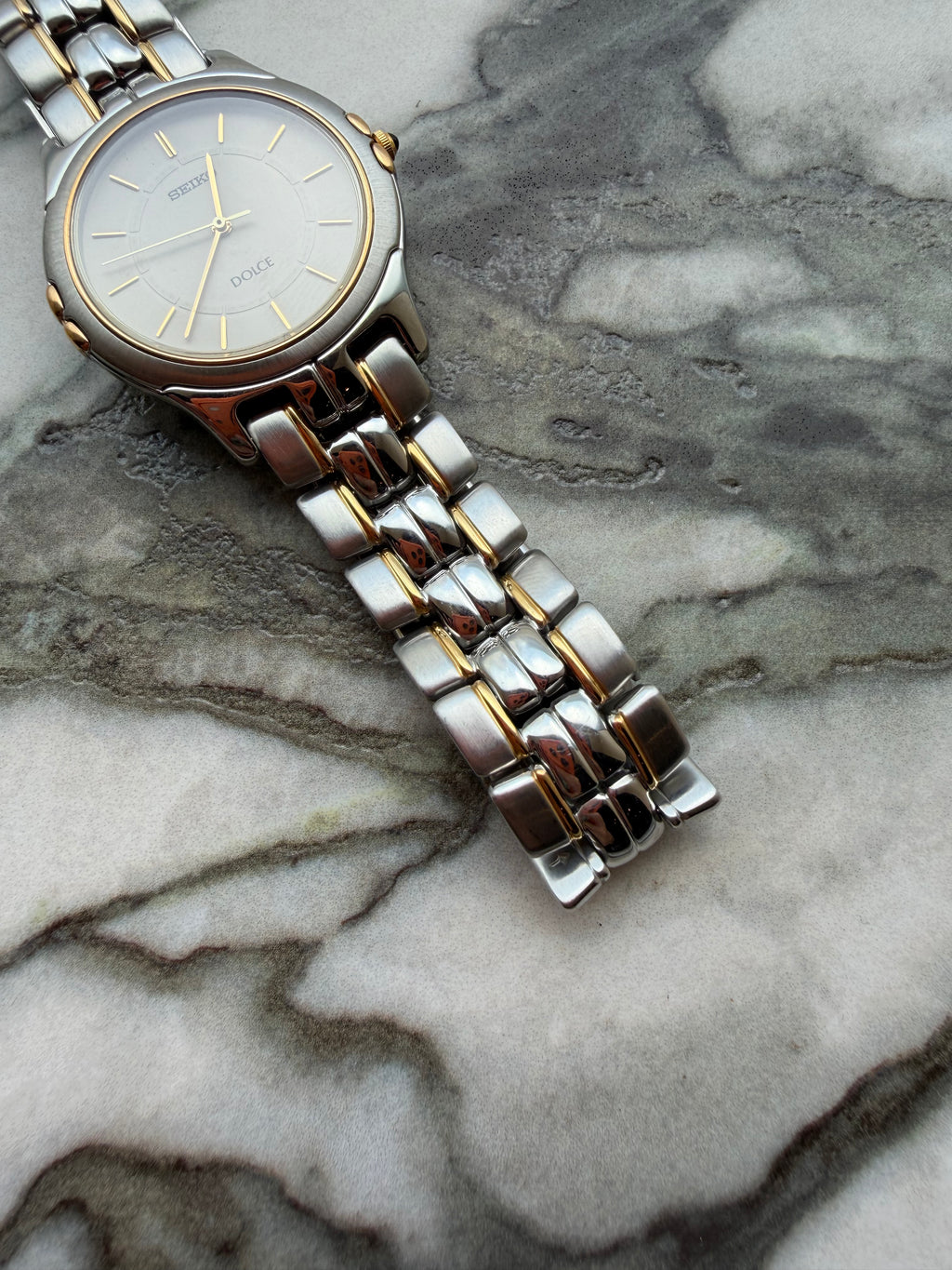 SEIKO DOLCE Two-Tone High Accuracy 1991