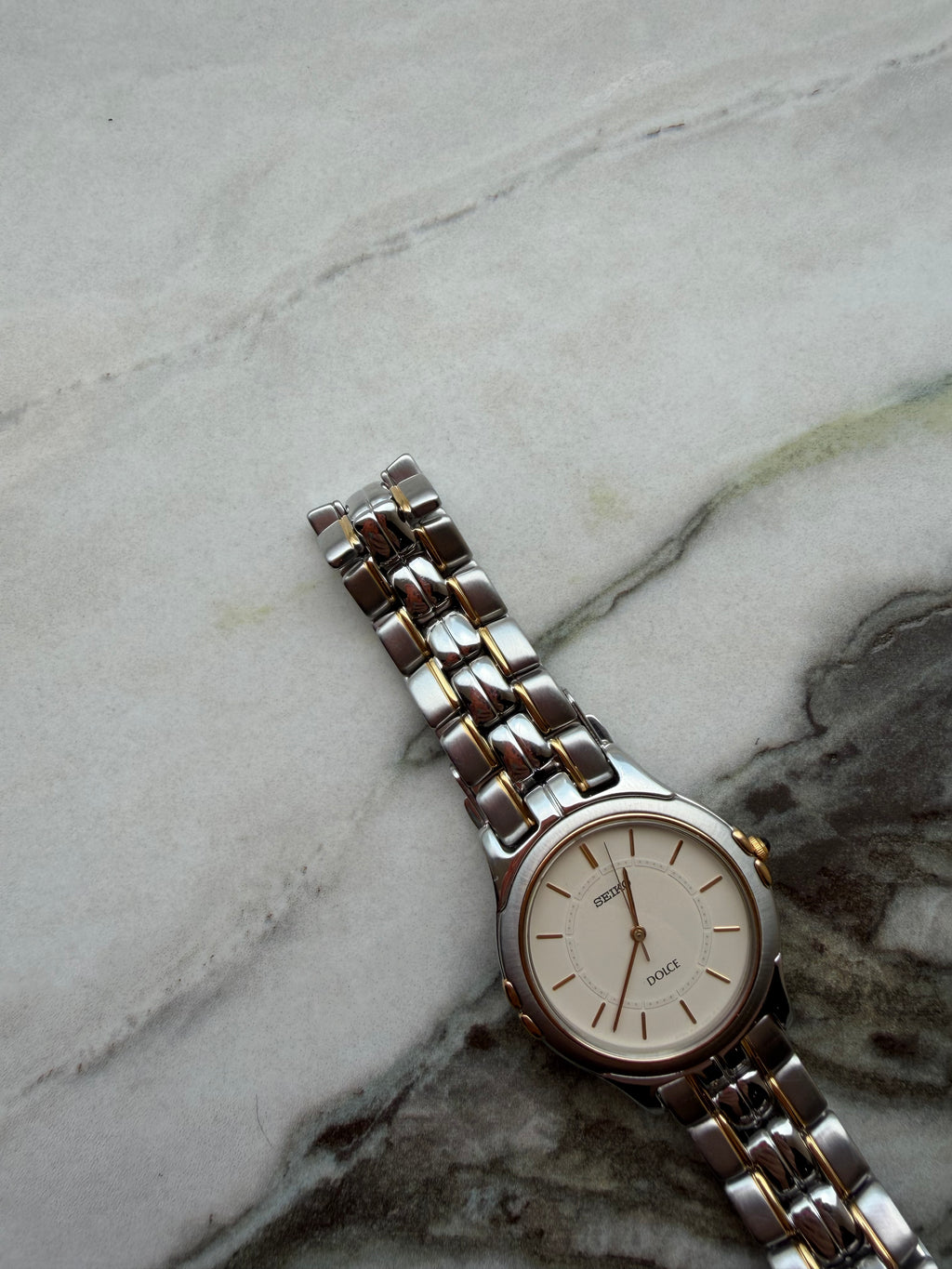 SEIKO DOLCE Two-Tone High Accuracy 1991