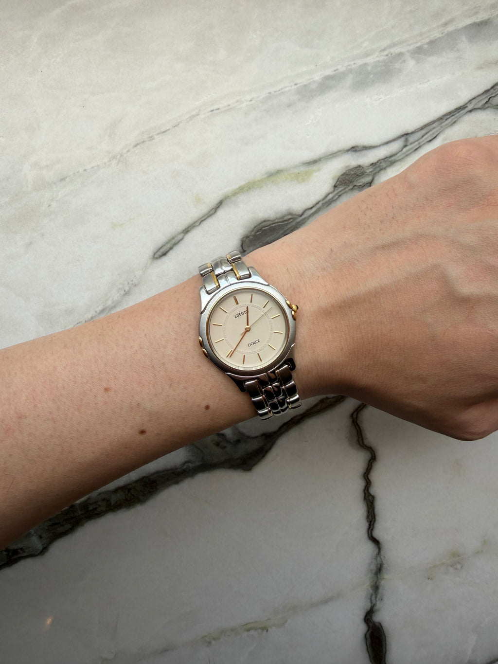 SEIKO DOLCE Two-Tone High Accuracy 1991
