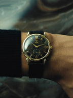 OMEGA Black Gilt Patina Dial 1950s