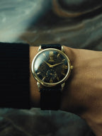 OMEGA Black Gilt Patina Dial 1950s