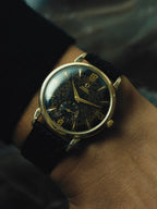 OMEGA Black Gilt Patina Dial 1950s
