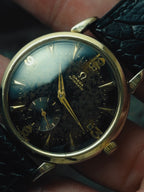 OMEGA Black Gilt Patina Dial 1950s
