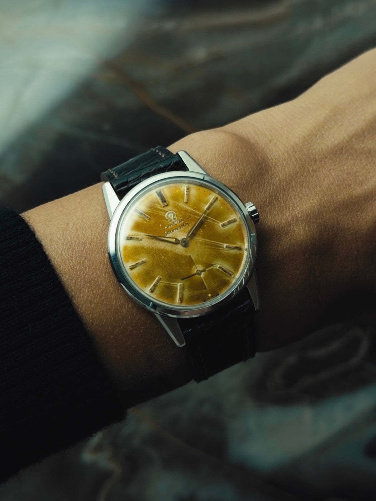 OMEGA Seamaster Golden Earth Dial 1950s