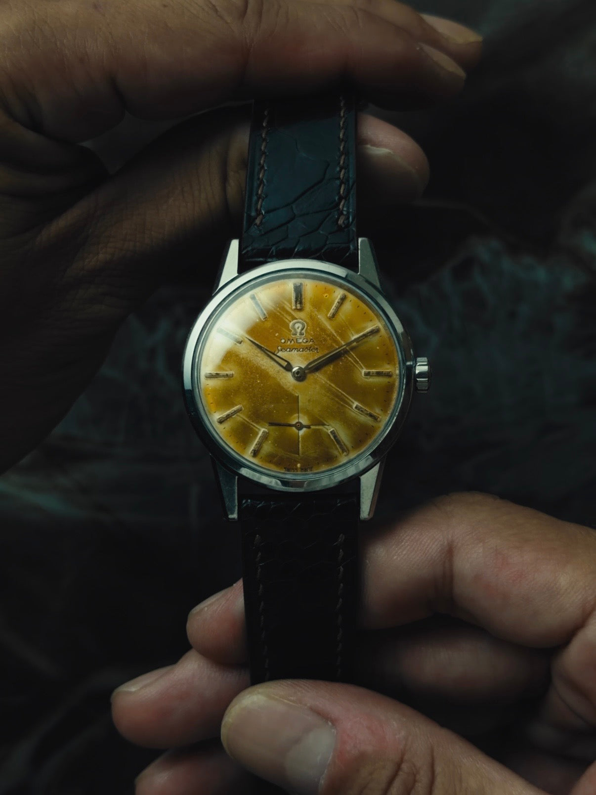 OMEGA Seamaster Golden Earth Dial 1950s