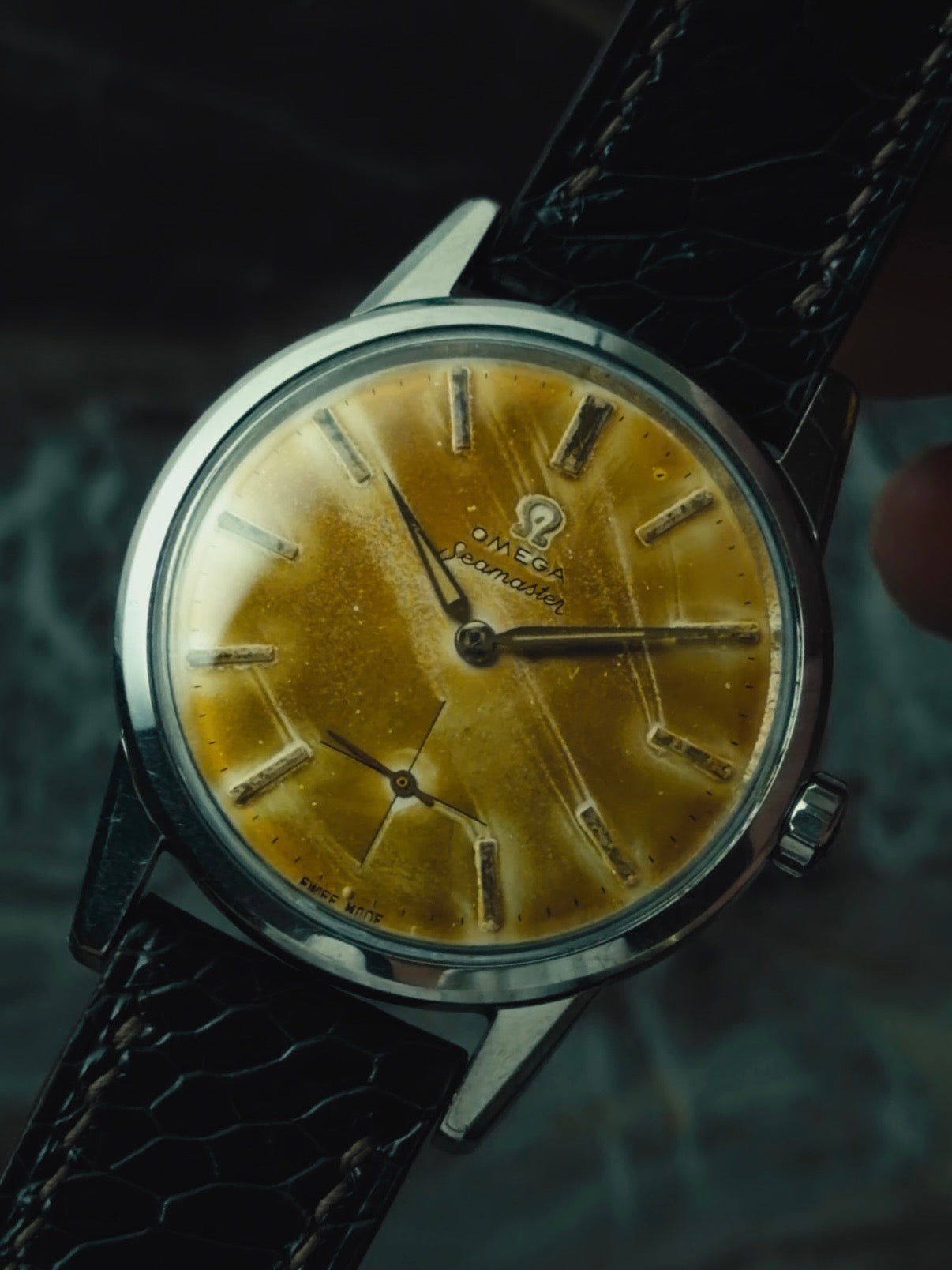 OMEGA Seamaster Golden Earth Dial 1950s