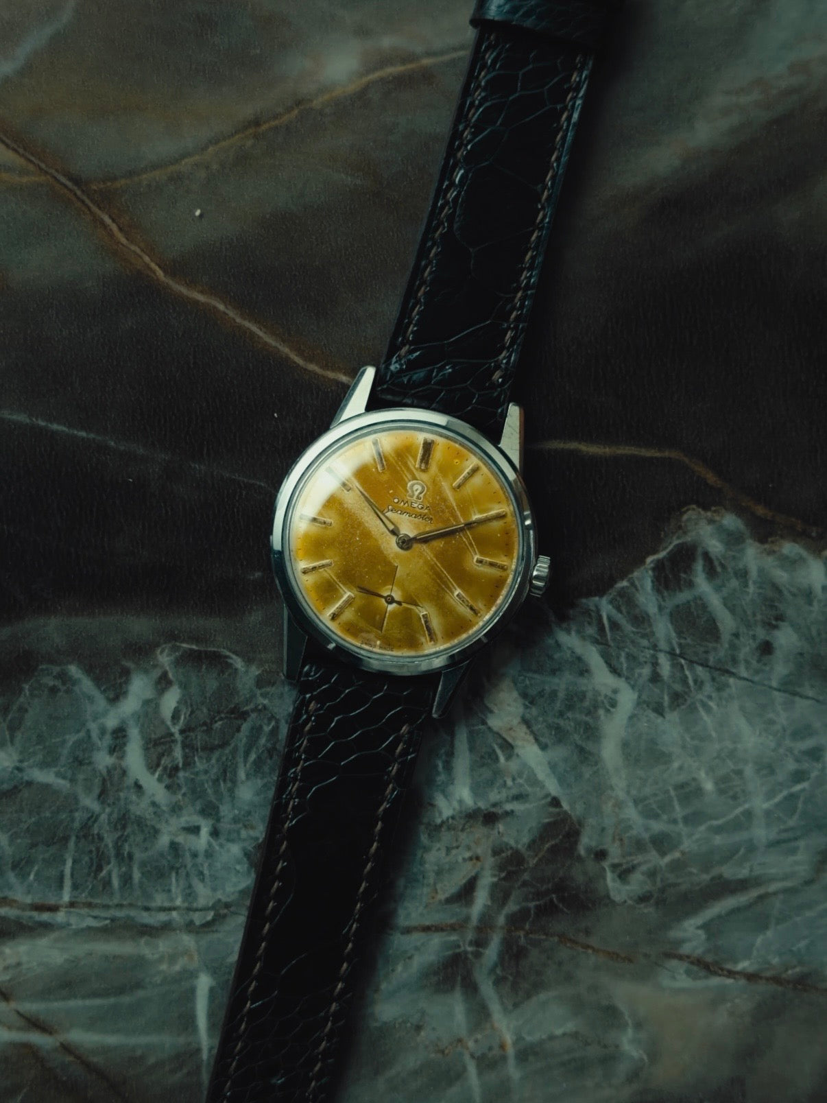OMEGA Seamaster Golden Earth Dial 1950s