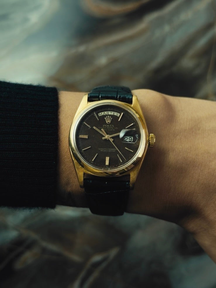 ROLEX 18k Rose Gold Day-Date 1965s