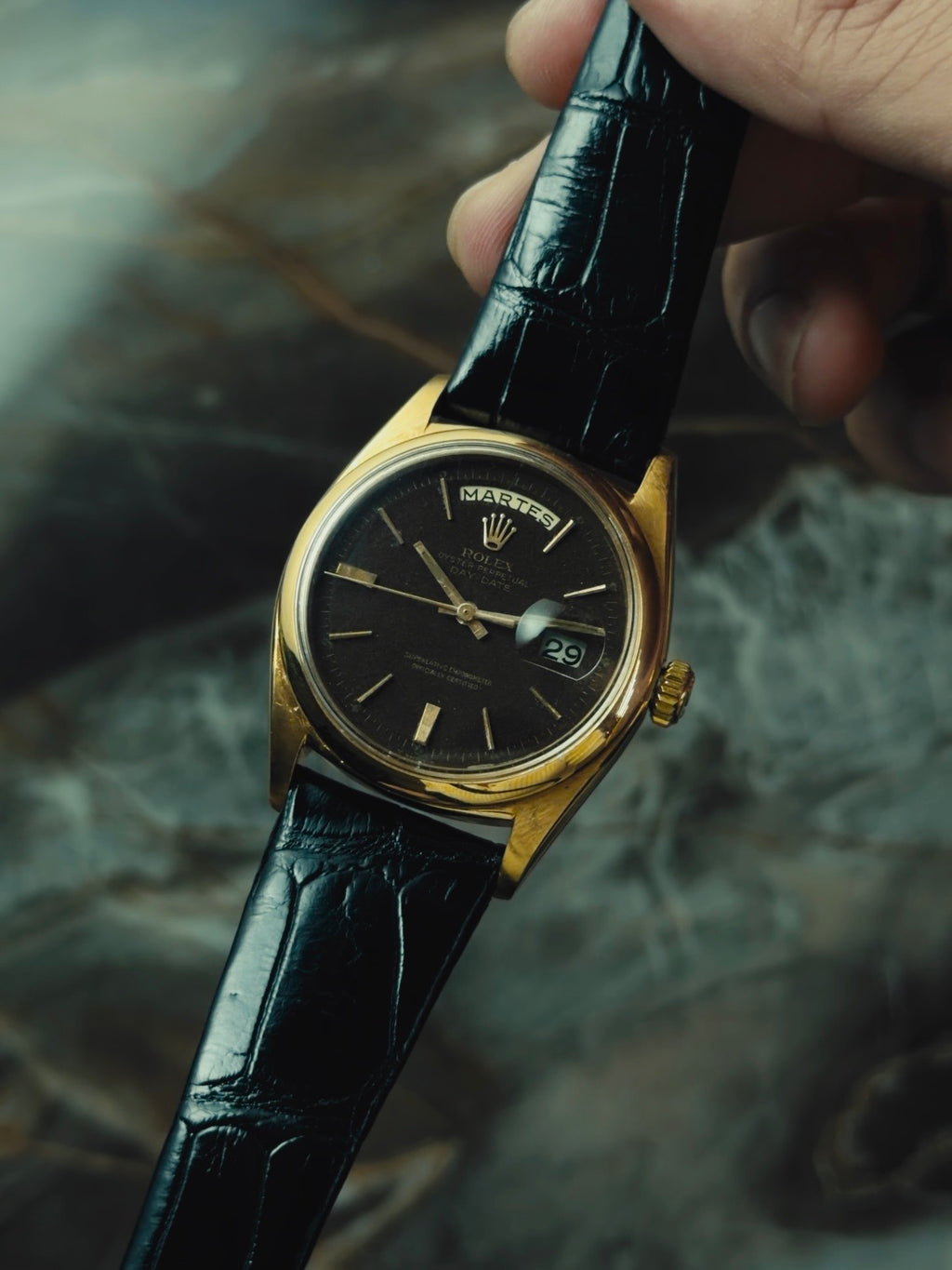 ROLEX Day-Date 18kRG Brown Tropical Dial 1965s｜ロレックス ヴィンテージ時計 - 3
