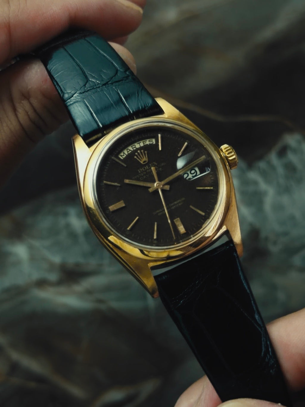 ROLEX Day-Date 18kRG Brown Tropical Dial 1965s｜ロレックス ヴィンテージ時計 - 7
