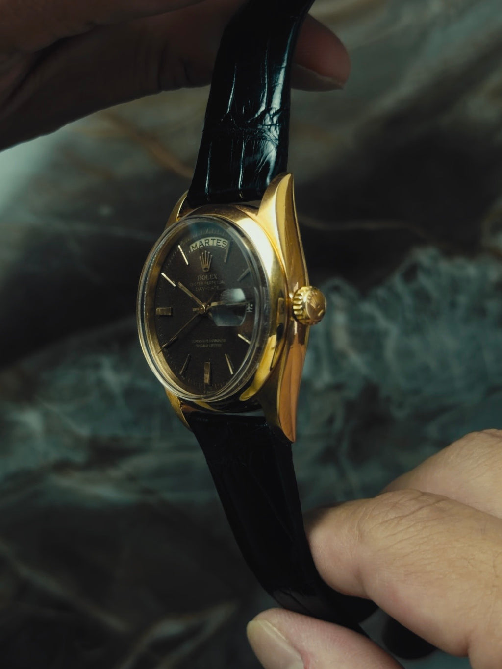 ROLEX Day-Date 18kRG Brown Tropical Dial 1965s｜ロレックス ヴィンテージ時計 - 8