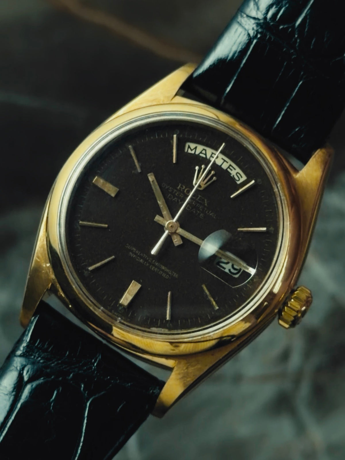 ROLEX Day-Date 18kRG Brown Tropical Dial 1965s｜ロレックス ヴィンテージ時計 - 9