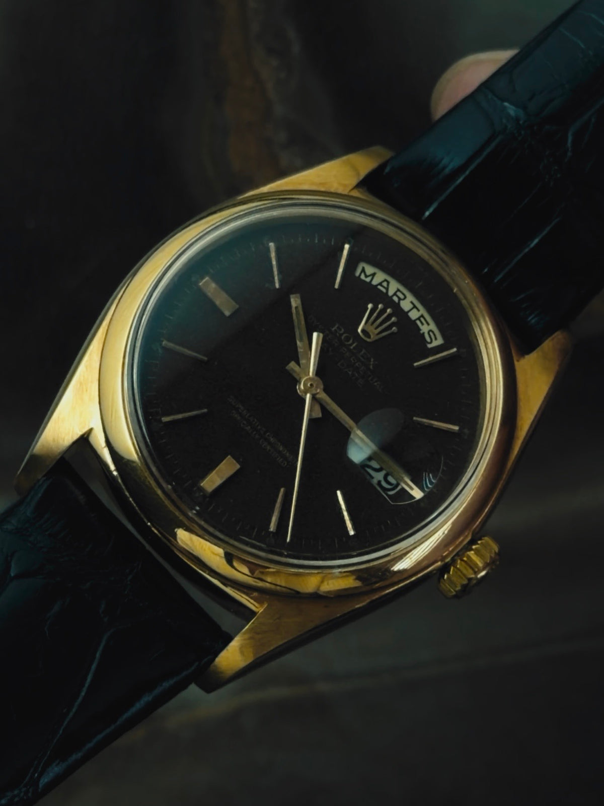 ROLEX Day-Date 18kRG Brown Tropical Dial 1965s｜ロレックス ヴィンテージ時計 - 10