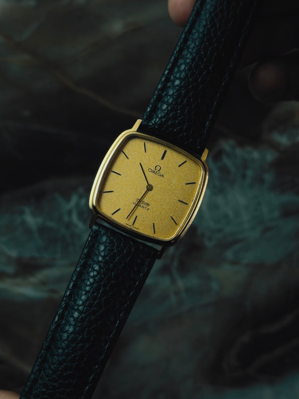 OMEGA De Ville Gold Dial Quartz 1980s