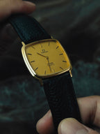 OMEGA De Ville Gold Dial Quartz 1980s