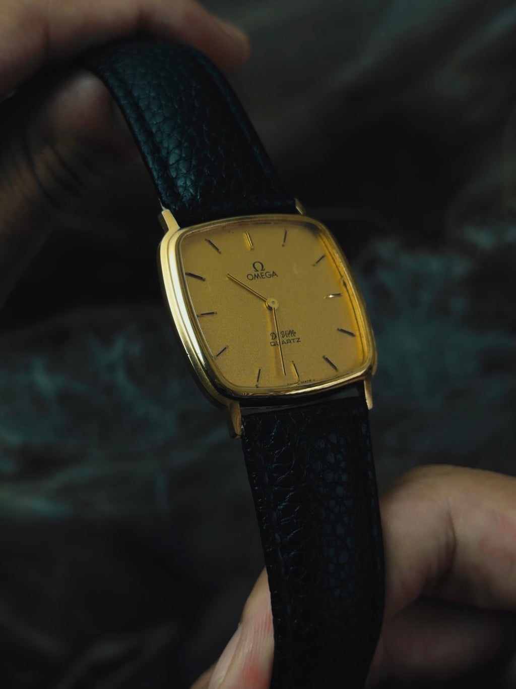 OMEGA De Ville Gold Dial Quartz 1980s