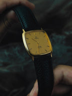 OMEGA De Ville Gold Dial Quartz 1980s