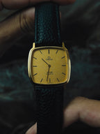 OMEGA De Ville Gold Dial Quartz 1980s