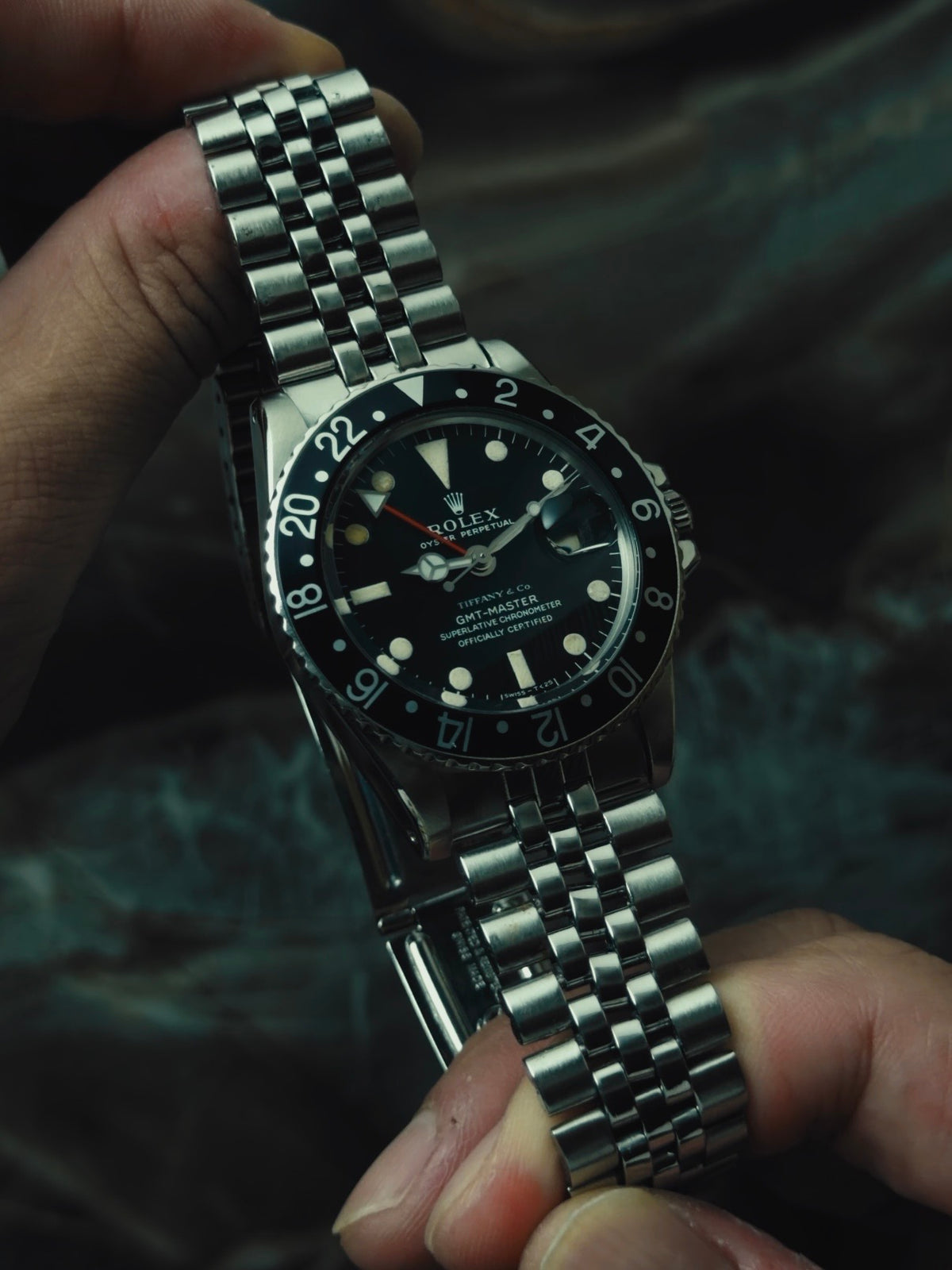 ROLEX SS “TIFFANY DIAL” Long E GMT Master 1968s｜ロレックス ヴィンテージ時計 - 8