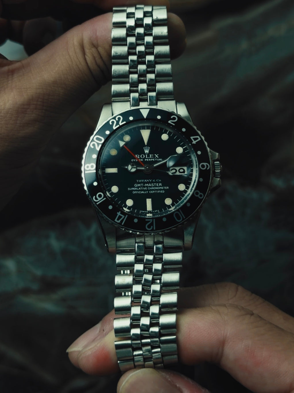 ROLEX SS “TIFFANY DIAL” Long E GMT Master 1968s｜ロレックス ヴィンテージ時計 - 9