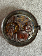 LECOULTRE 14K White Gold "Mystery Dial" 1960s