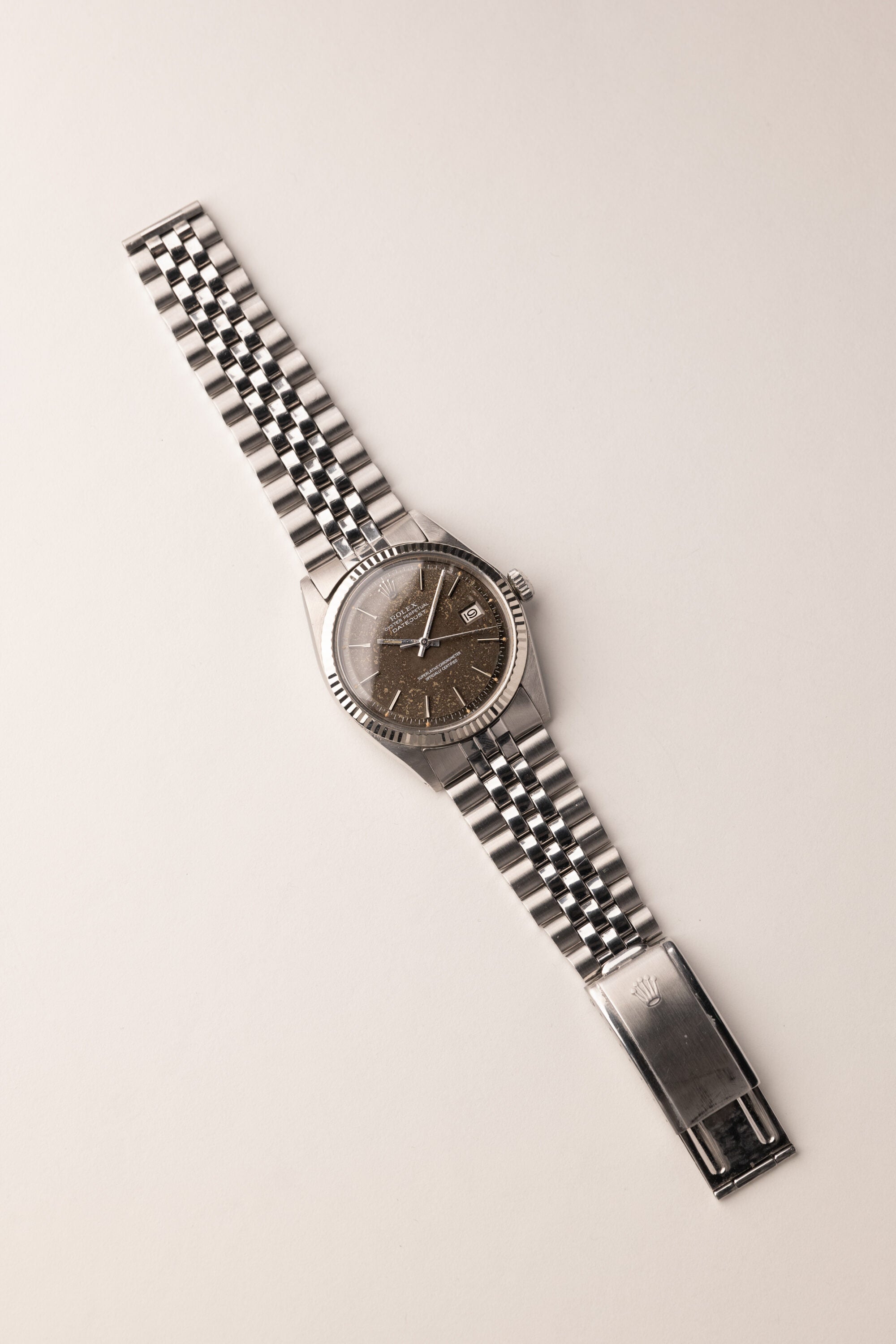 ROLEX 1601 Tropical Datejust 1971s