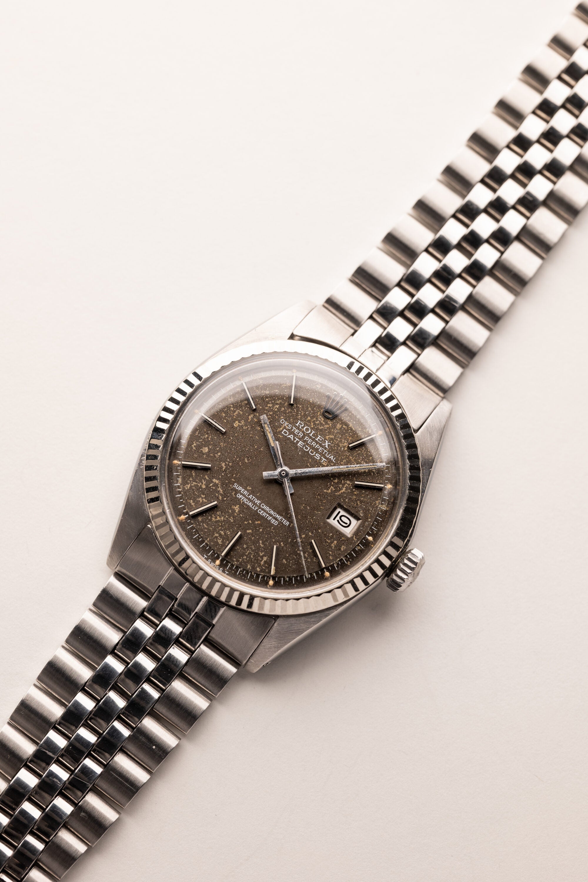 ROLEX 1601 Tropical Datejust 1971s