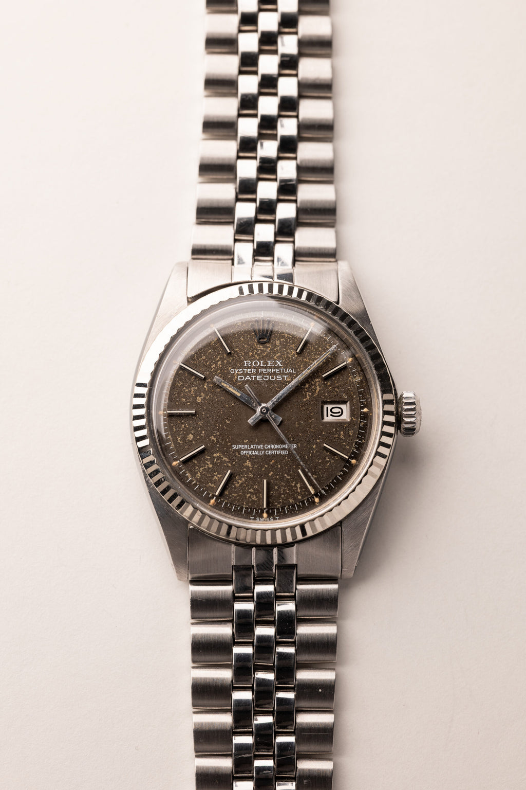 ROLEX 1601 Tropical Datejust 1971s