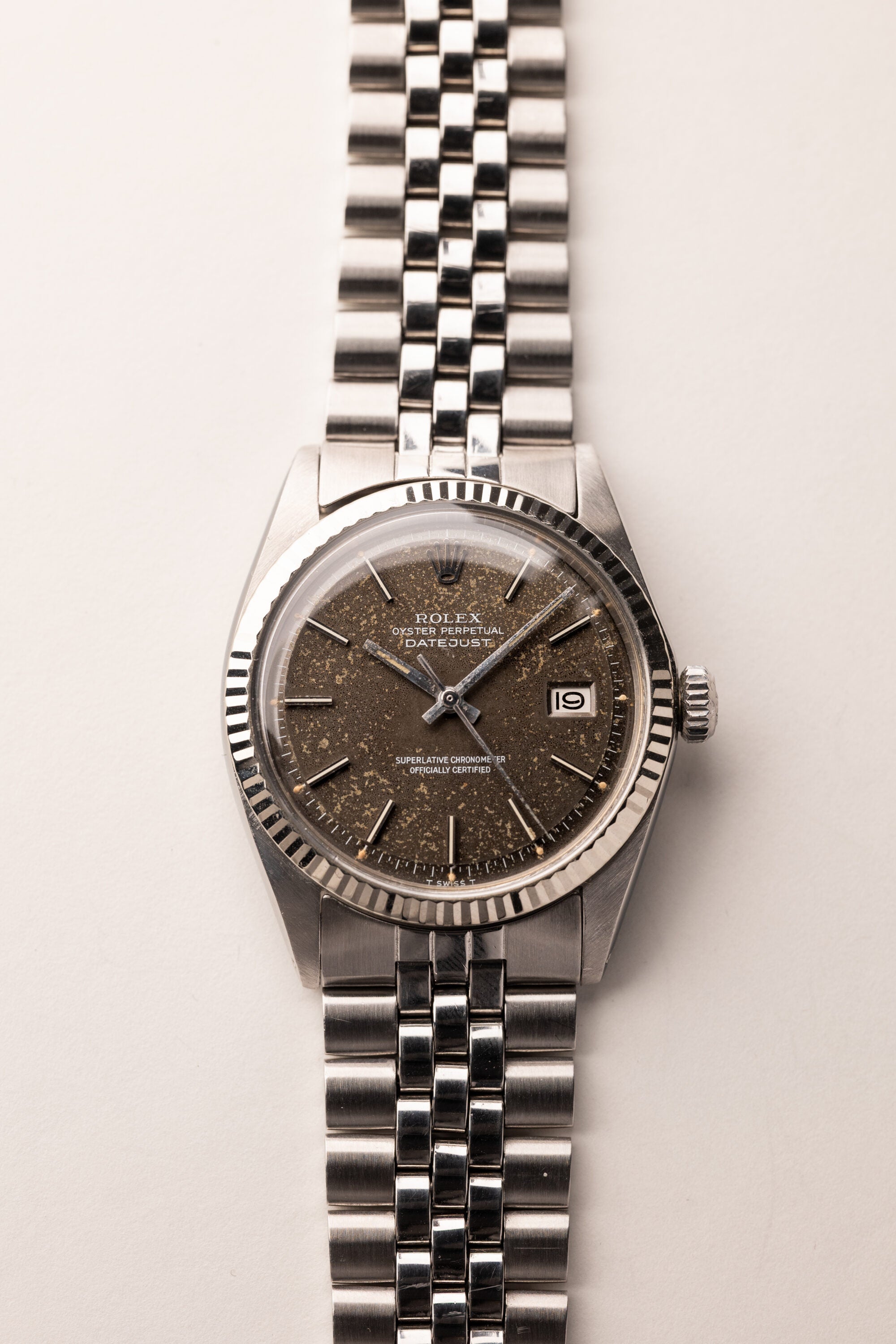 ROLEX 1601 Tropical Datejust 1971s
