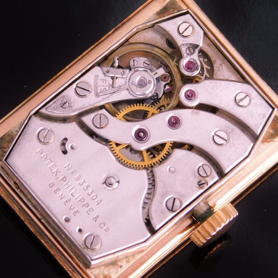 PATEK PHILIPPE 18k Rectangular 1942s