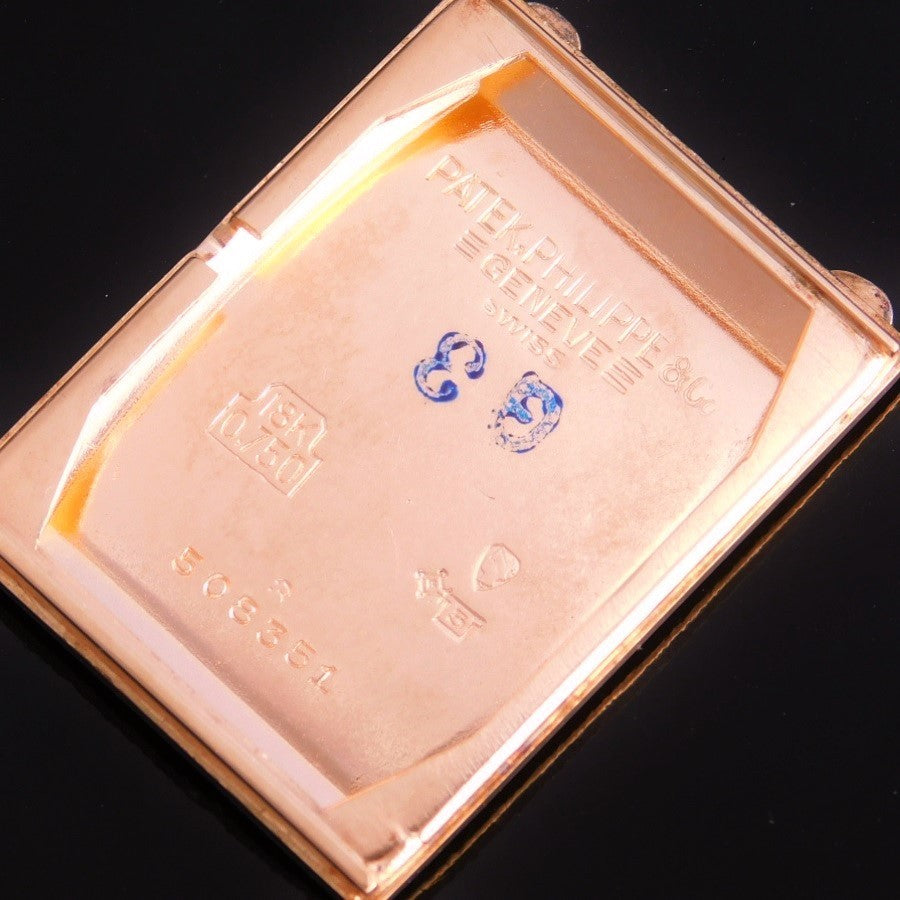 PATEK PHILIPPE 18k Rectangular 1942s