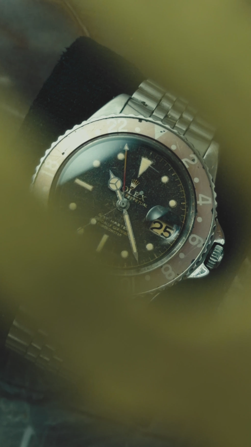 ROLEX GMT Master 1675 “OCC TROPICAL DIAL” 1960s