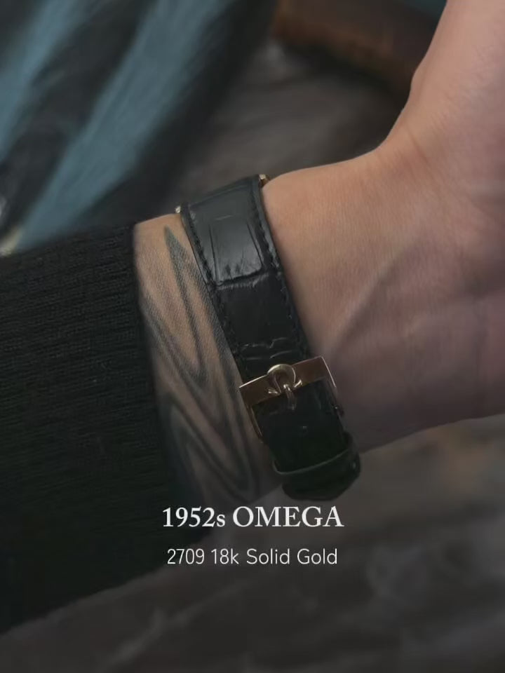 OMEGA 2709 18k Yellow Gold 1952s