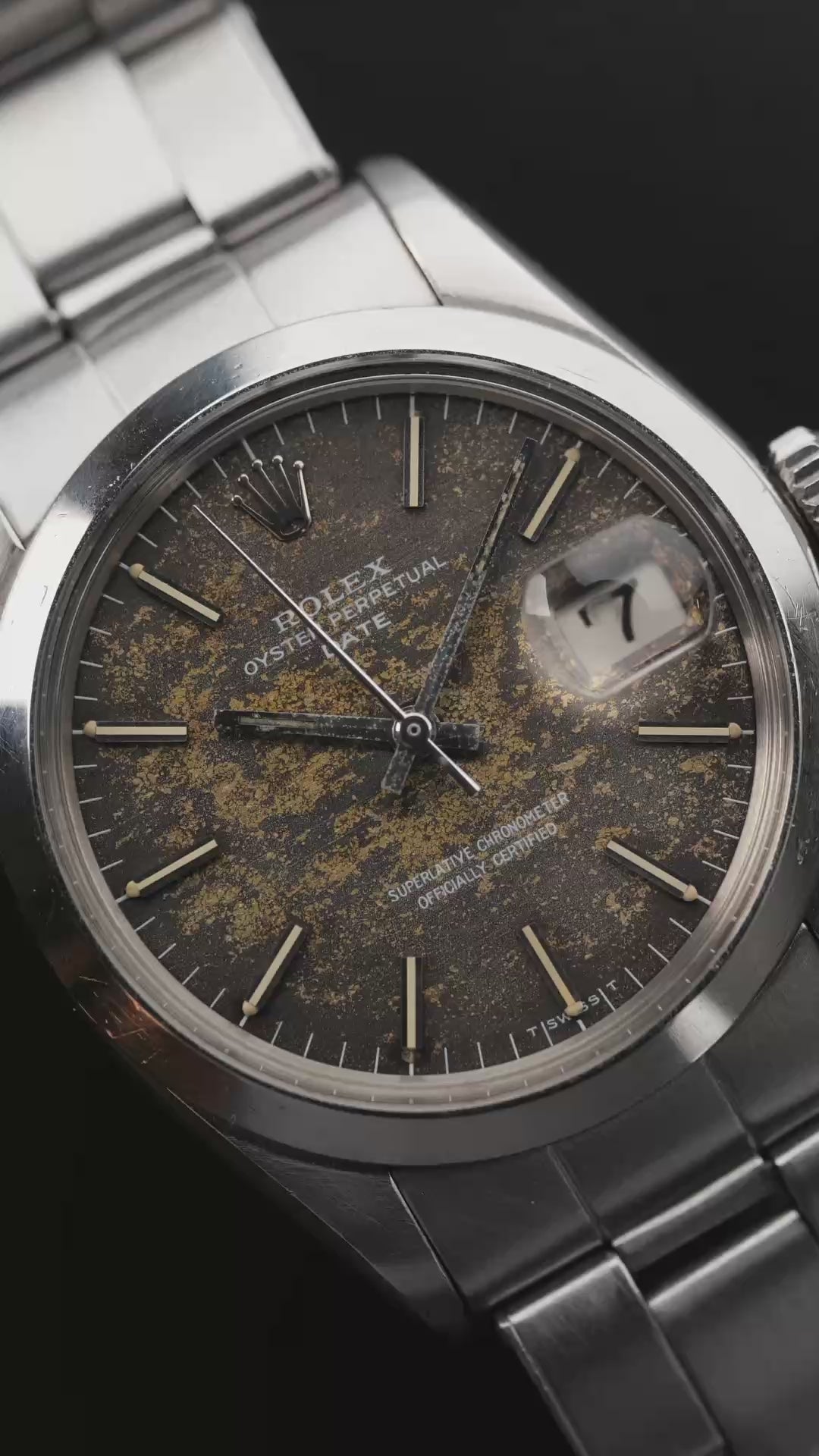 ROLEX 1500 Tropical Oyster Perpetual Date 1968s