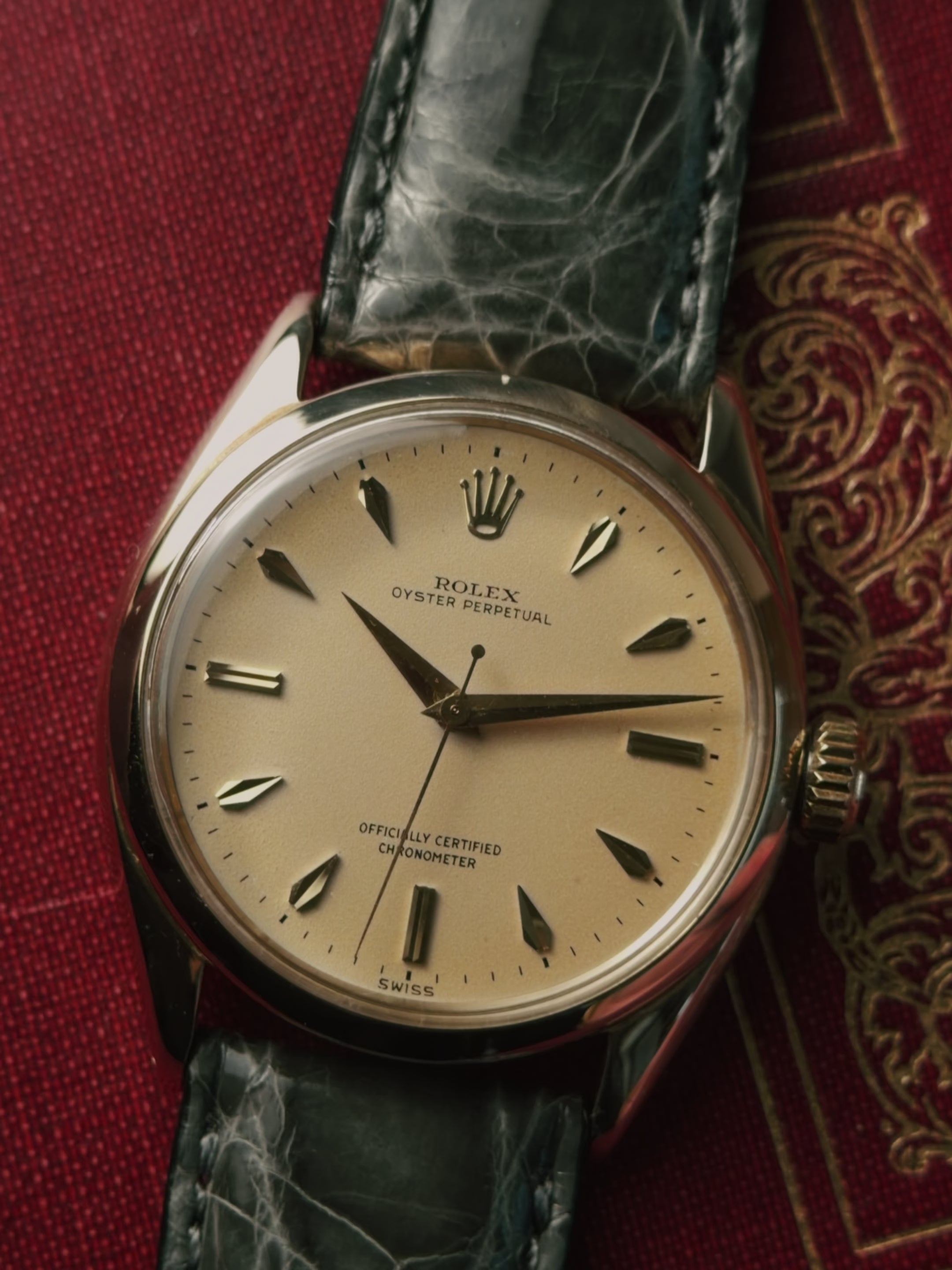 ROLEX 14K Oyster perpetual 1955s