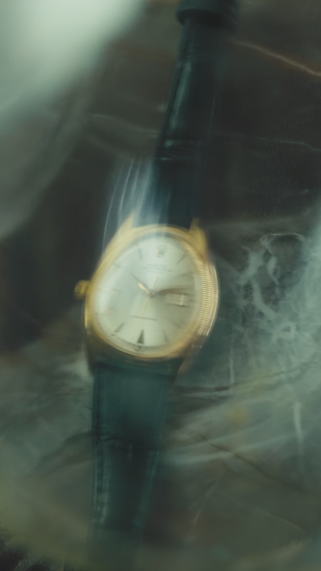 ROLEX Datejust 6105 Lefty 18k 1952s