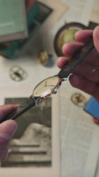 Jaeger-LeCoultre 18k Rose Gold WIDE ROUND 1940-50s
