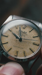 ROLEX Air-King 6552 1st Generation Original Warm Patina Dial 1958s